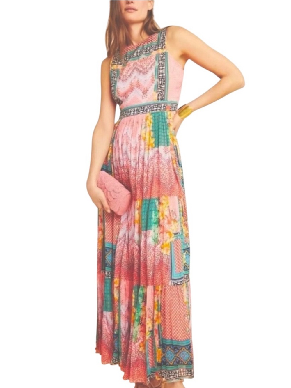 Anthropologie Bhanuni by Jyoti Alessandra Maxi Dress Sz‎ 4